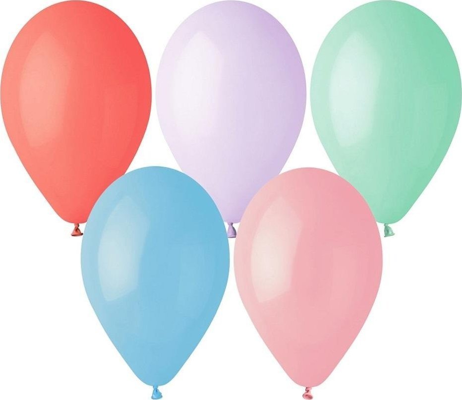 GoDan Balony makaroniki różnokolorowe MIX 25cm 100szt.