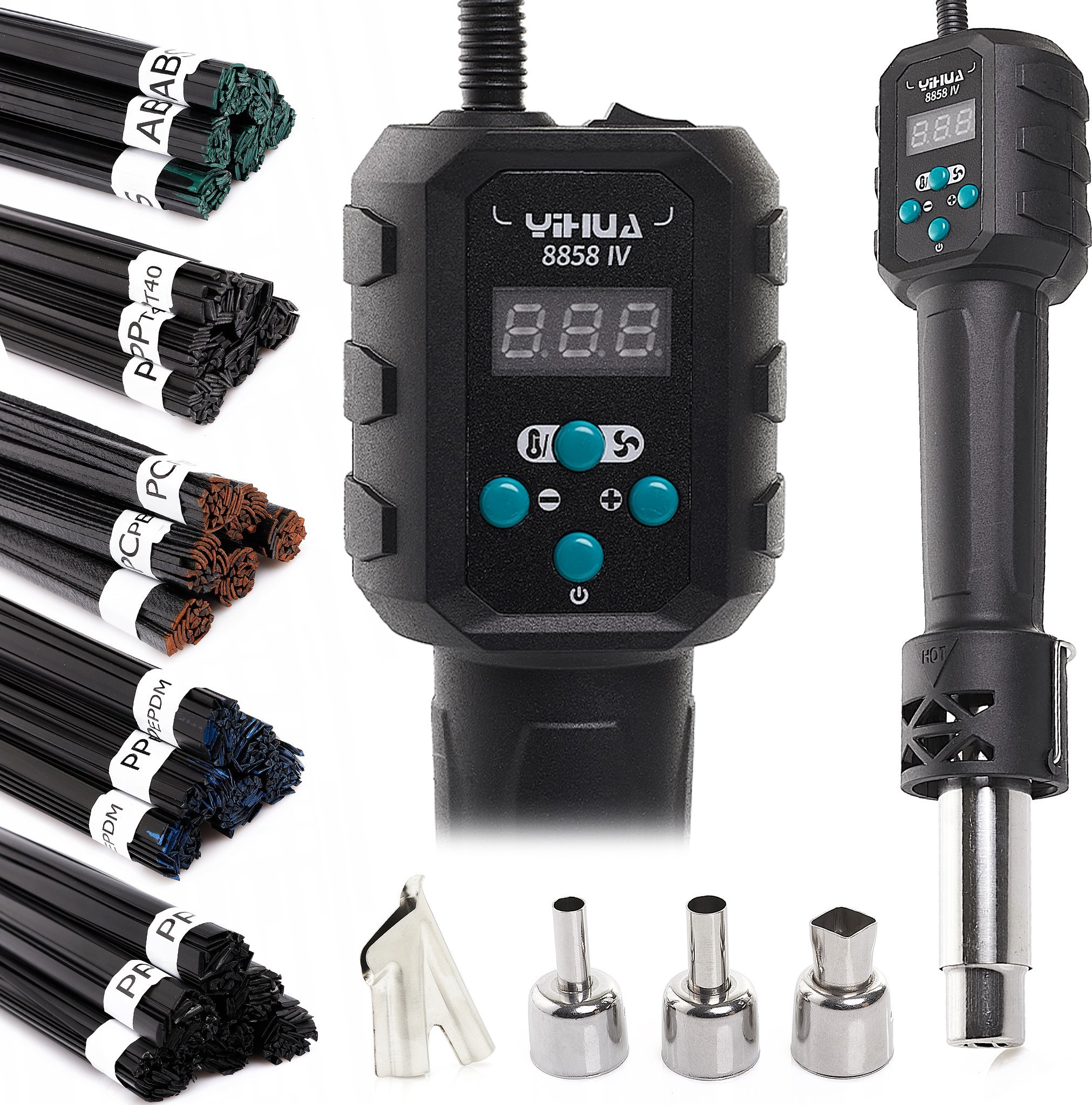 Lutownica Yihua 8858 IV Hot Air Spawarka Plastiku Opalarka Zestaw Spoiw