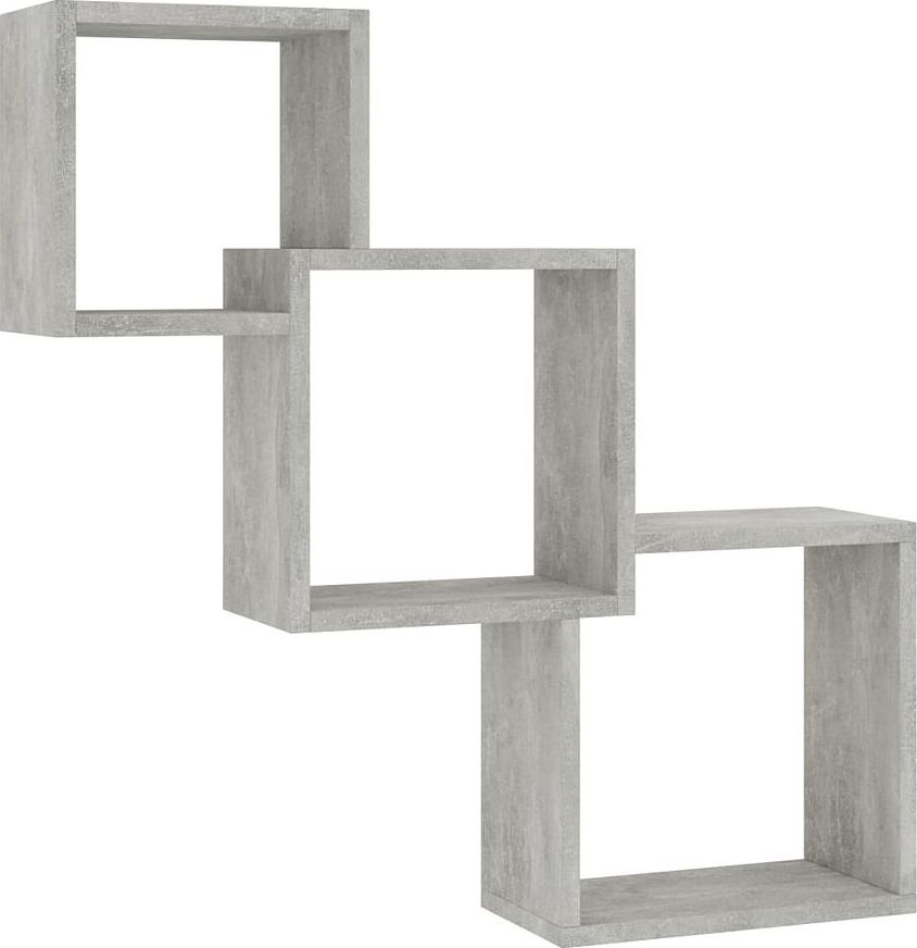 Elior Zestaw półek ściennych w kolorze betonu - Lindsay