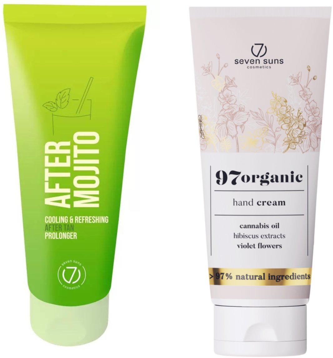7suns After Mojito Orzeźwiający Balsam Po Opalaniu 100ml + Krem Do Rąk 75ml Gratis