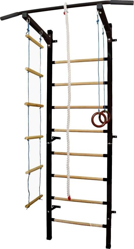 Małpiszon Drabinka gimnastyczna do ćwiczeń metalowa czarna Sport Child