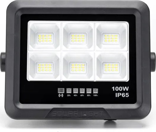 Naświetlacz Aigostar Halogen Naświetlacz solarny LED czarny 100W SP06 Naświetlacz solarny LED czarny 100W