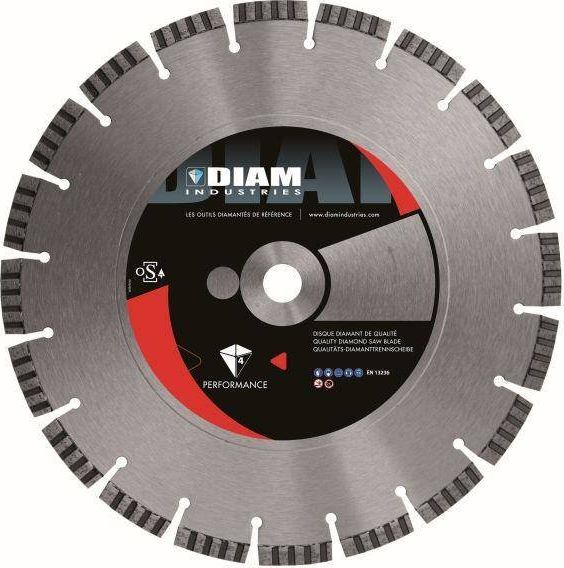 Diam Tarcza diamentowa 350 x 25,4/10 BS70 laser, profesjonalna (DIBS70350/25)