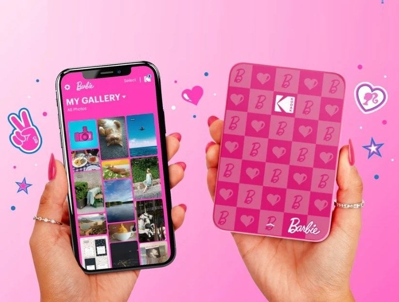 Drukarka Bluetooth Do Zdjęć Natychmiastowych Zink / Kodak Step Slim Barbie