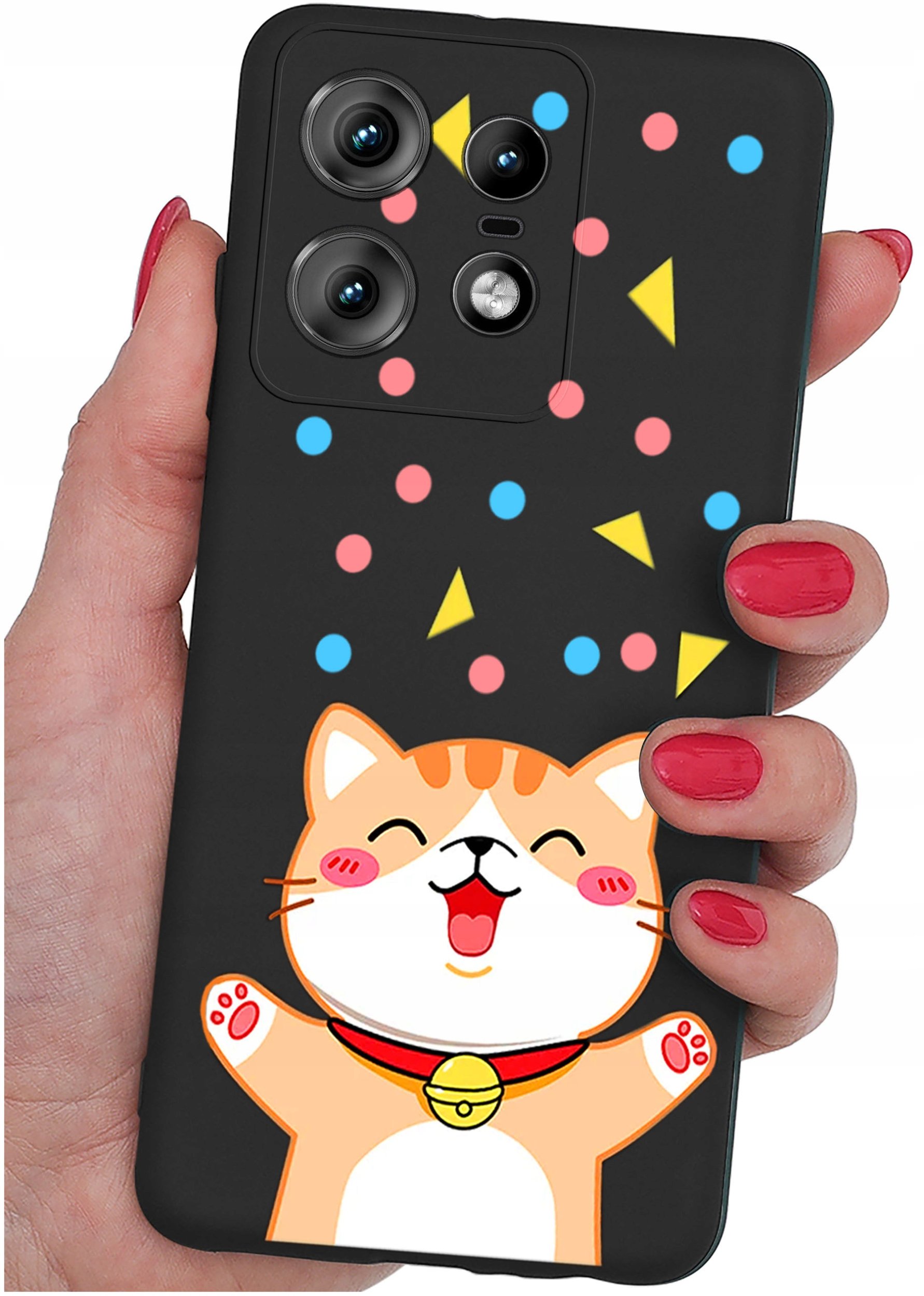 Etui do Motorola Moto EDGE 50 Pro WZORY |SILIKONOWE MATT CASE