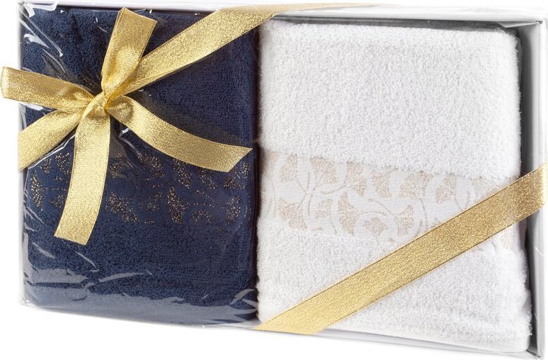 KOMPLET RĘCZNIKÓW BLINK 38 X 24 X 5 CM BIAŁY