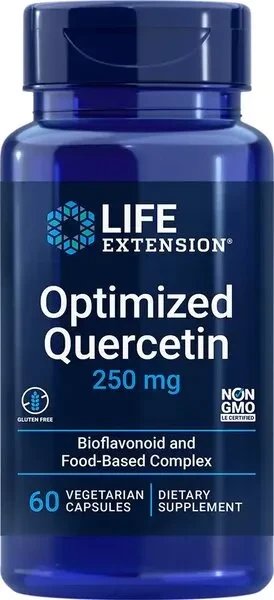 Life Extension - Kwercetyna, Optimized Quercetin, 250mg, 60 vkaps