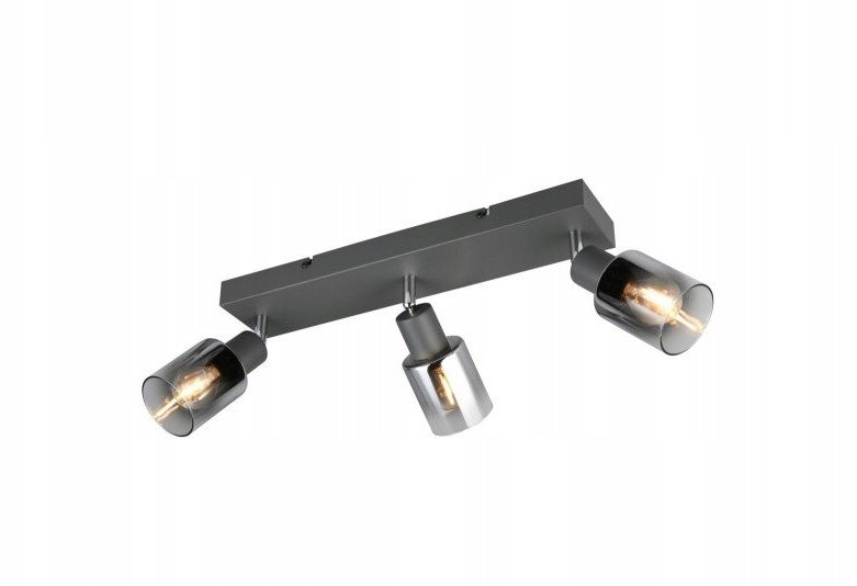 Trio Cadiz R81783042 listwa plafon lampa sufitowa 3x10W E14 antracyt