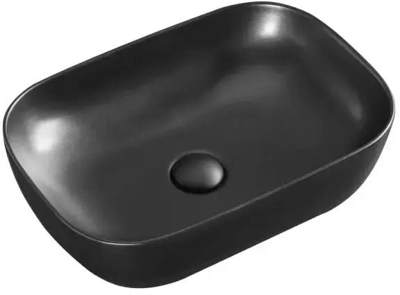 Umywalka CE-U-015-33-46 / JELLOW / MALAGA / UMYWALKA NABLATOWA NERO 460X330X135 CZARNA /