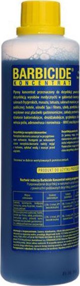 Barbicide koncentrat do dezynfekcji narzędzi i akcesoriów Barbicide -500 ml