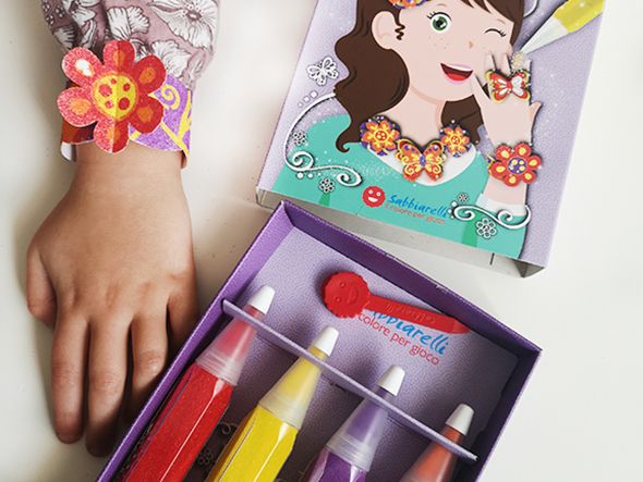 Sabbiarelli Sabbiarelli - Magiczny Piasek do Kolorowania, Pocket Kit, Biżuteria, 5l+