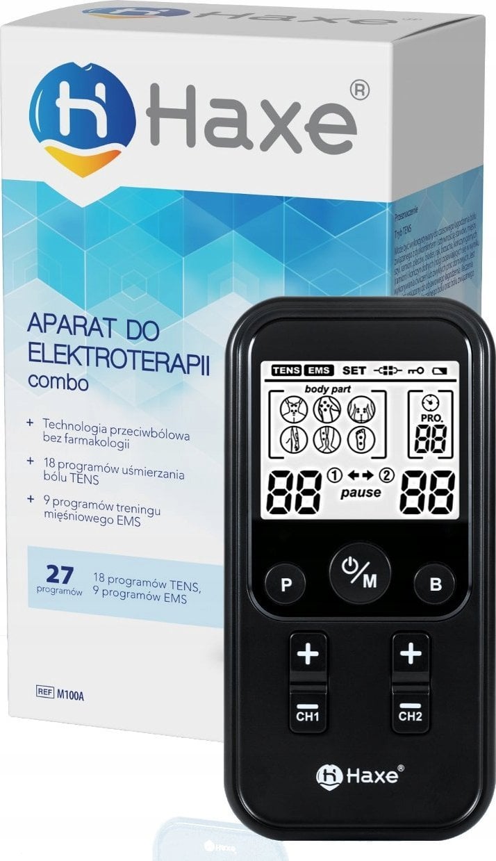 Haxe M100A Aparat do elektroterapii combo TENS/EMS