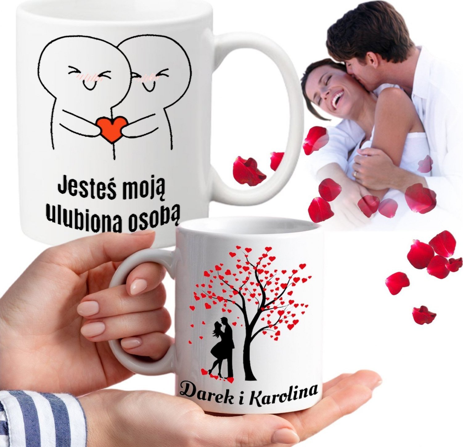 PrzydaSie Kubek Walentynkowy Prezent Dla Niej Dla Niego Walentynki Żony Męża