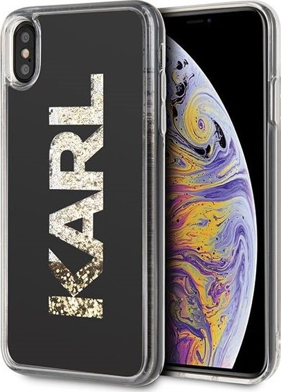 Karl Lagerfeld Etui KLHCI65KAGBK iPhone XS Max czarne