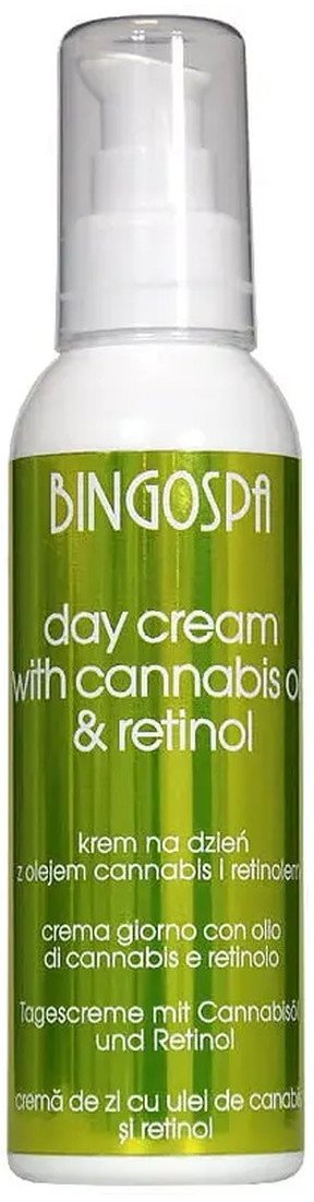BingoSpa Krem na dzień z olejem Cannabis i retinolem 135g