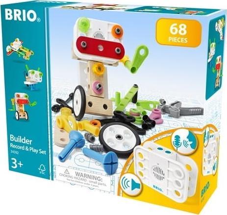 Brio Builder Zestaw z Rejestratorem Dźwięku 68 el. 3+ Brio