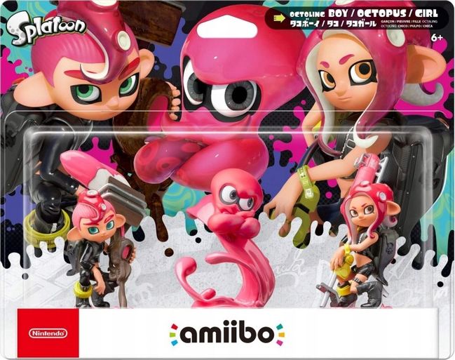Figurka Nintendo amiibo Splatoon Octoling 3-Pack (NIFA0108)