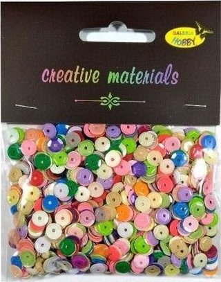 Cekiny nieprzeźroczyste 6mm 20g