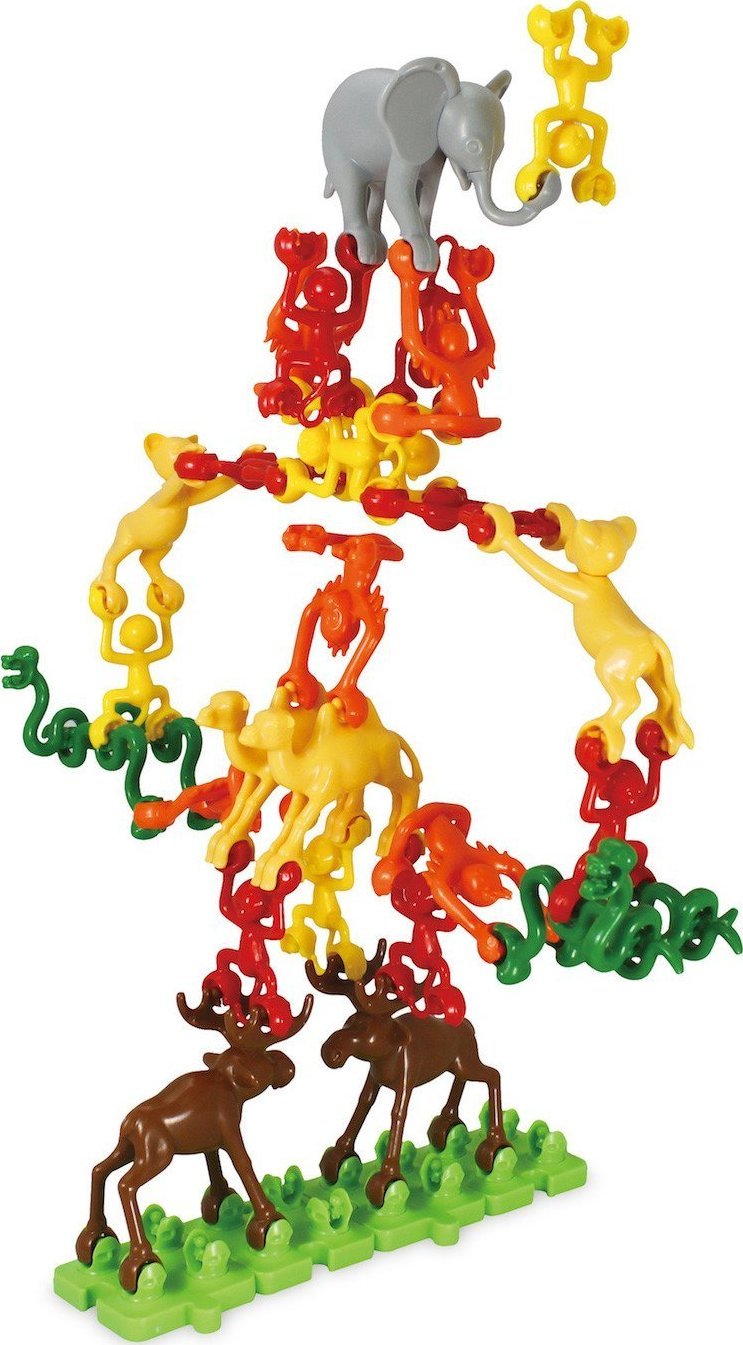 Zwierzątka LinkaZoo 108 el. - klocki edukacyjne