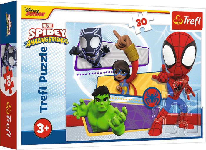 Trefl Puzzle Odważny Spider-Man 30 elementów (18322)