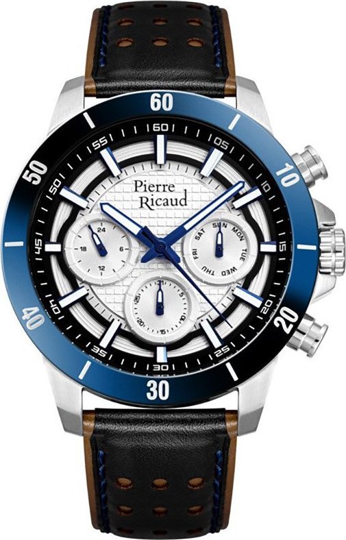 Zegarek Pierre Ricaud Zegarek męski Pierre Ricaud P60028.T213QF czarny