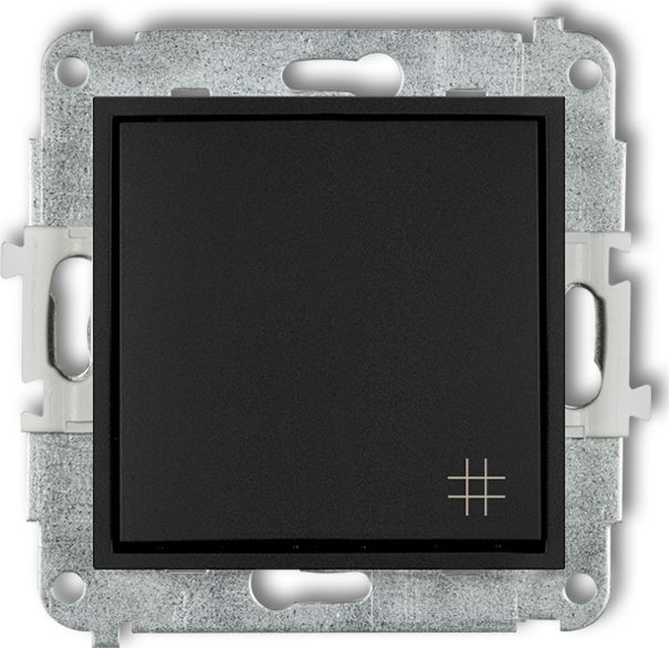 Karlik Mini Łącznik krzyżowy czarny mat (12MWP-6)