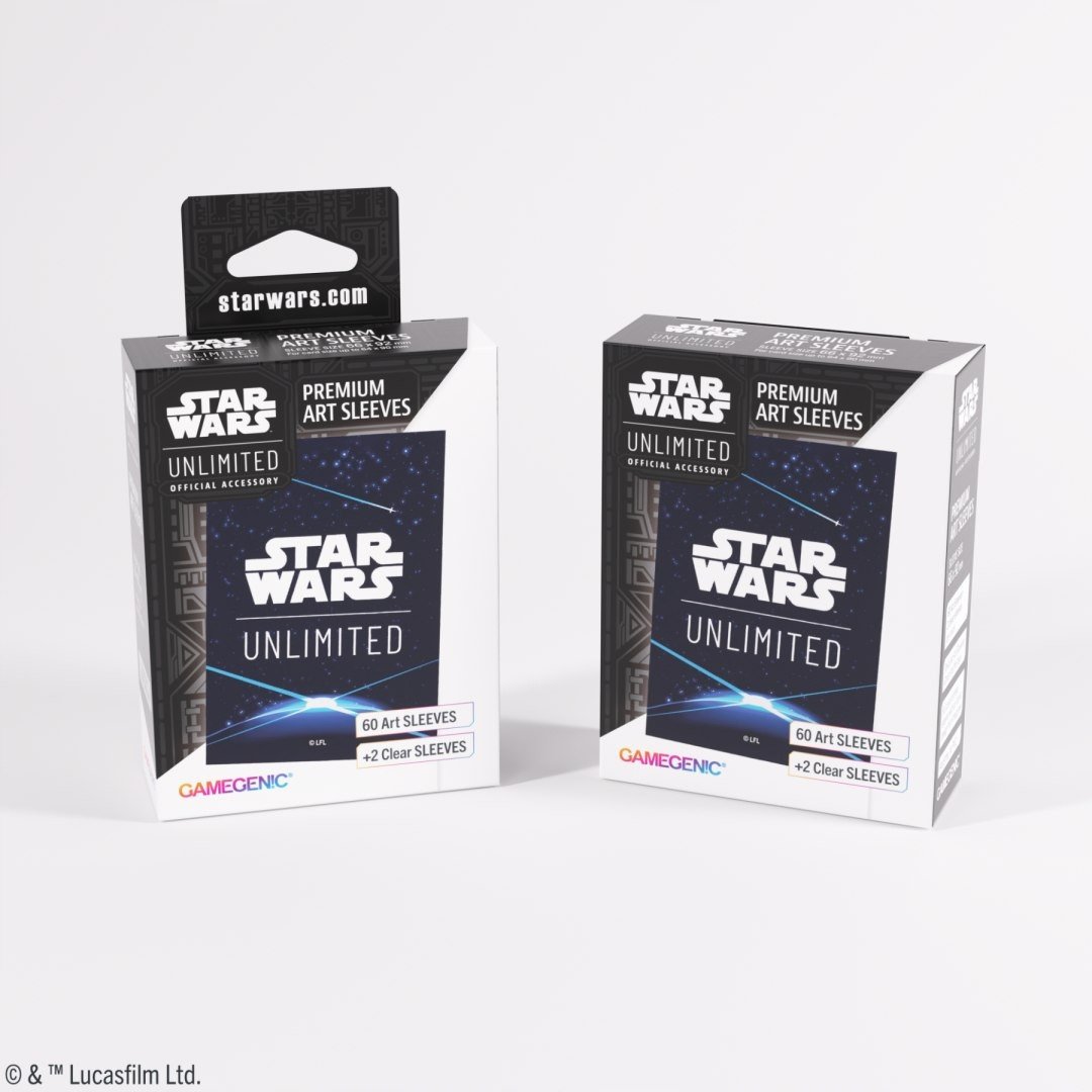 Gamegenic: Star Wars Unlimited - Premium Art Sleeves - Card Back Blue