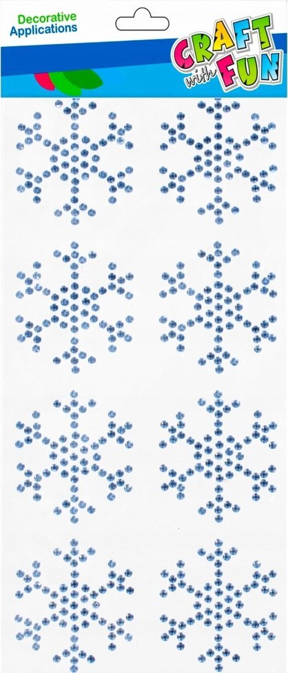 Craft with Fun OZDOBA BN KRYSZTALKI SNIEZKI SPRZYL 8SZTCF12/336