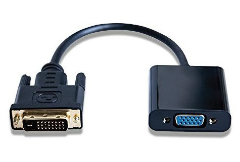 Adapter AV MicroConnect DVI-D - D-Sub (VGA) czarny (DVIDVGA)