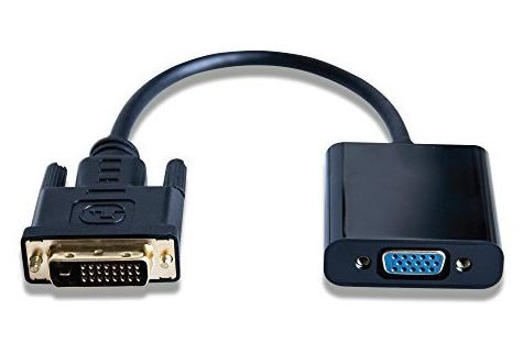 Adapter AV MicroConnect DVI-D - D-Sub (VGA) czarny (DVIDVGA)