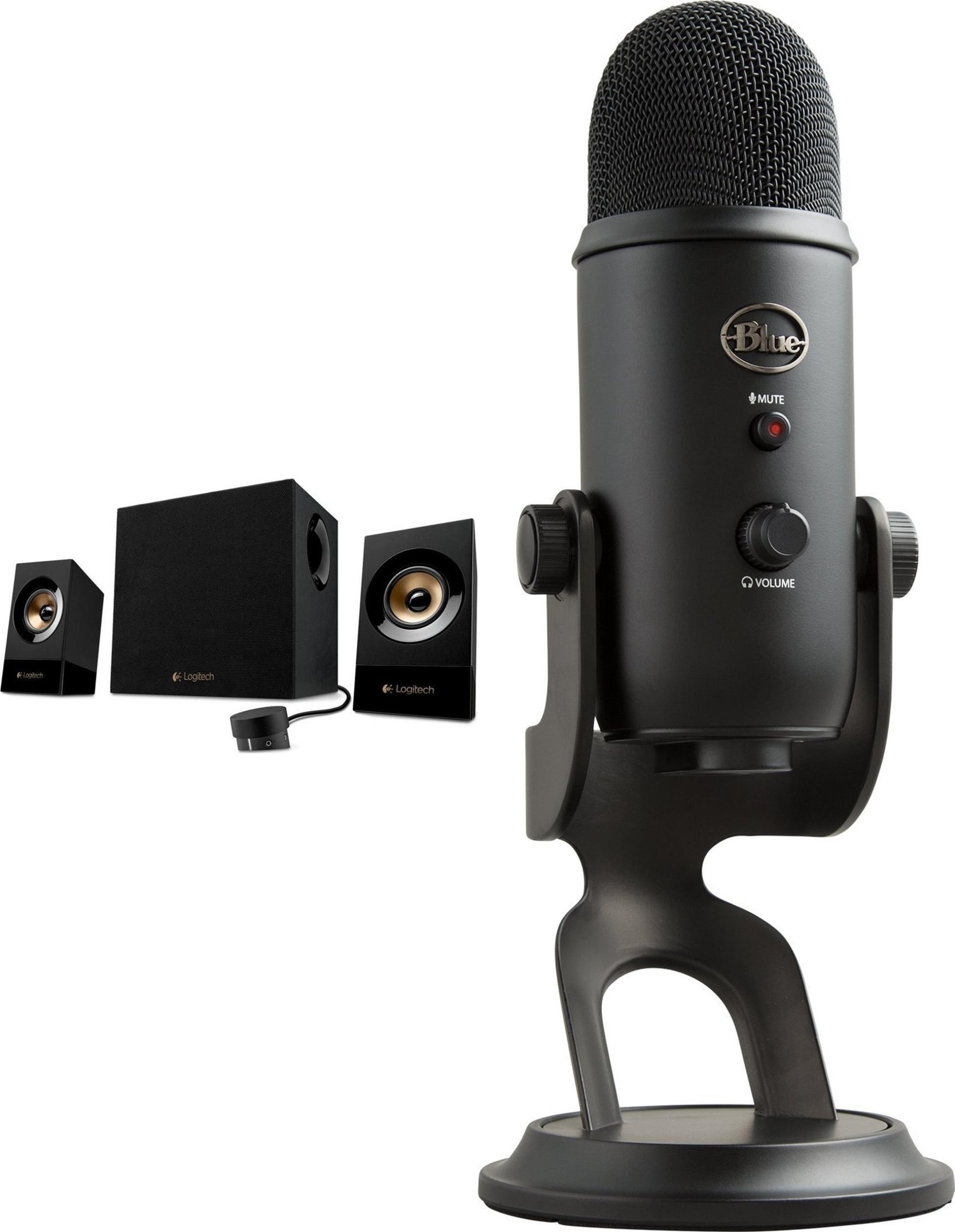 Głośniki komputerowe Logitech Z533 (980-001054) + Yeti USB Blackout (988-000229)