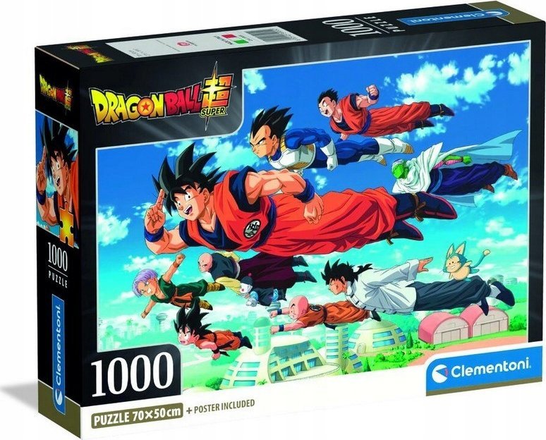 Clementoni Puzzle Compact Anime Dragon Ball 1000 elementów (39955)