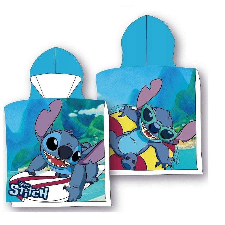 Disney Stitch Surf cotton poncho towel