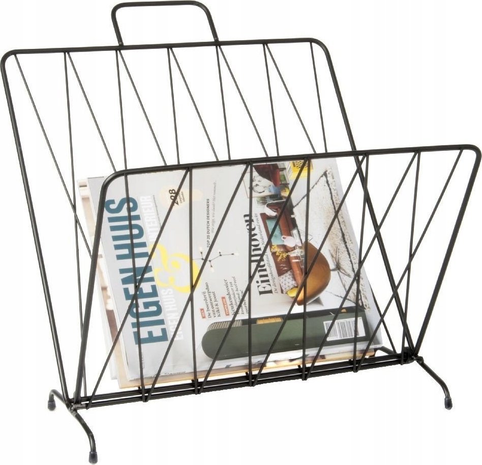 Gazetnik metalowy z uchwytem, RASTER