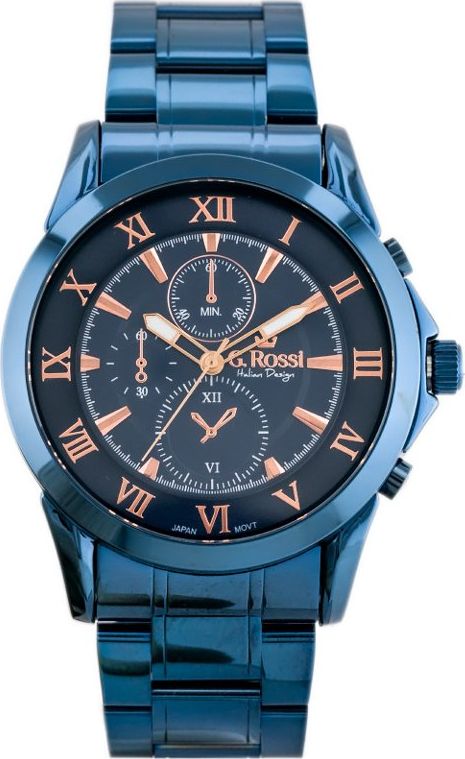 Zegarek Gino Rossi ZEGAREK MĘSKI - ALLESIO (zg042r) +BOX uniwersalny