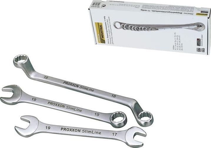 Proxxon ZESTAW KLUCZY OCZKOWO-GIĘTYCH PROXXON [11 CZĘŚCI] PR23812 PROXXON