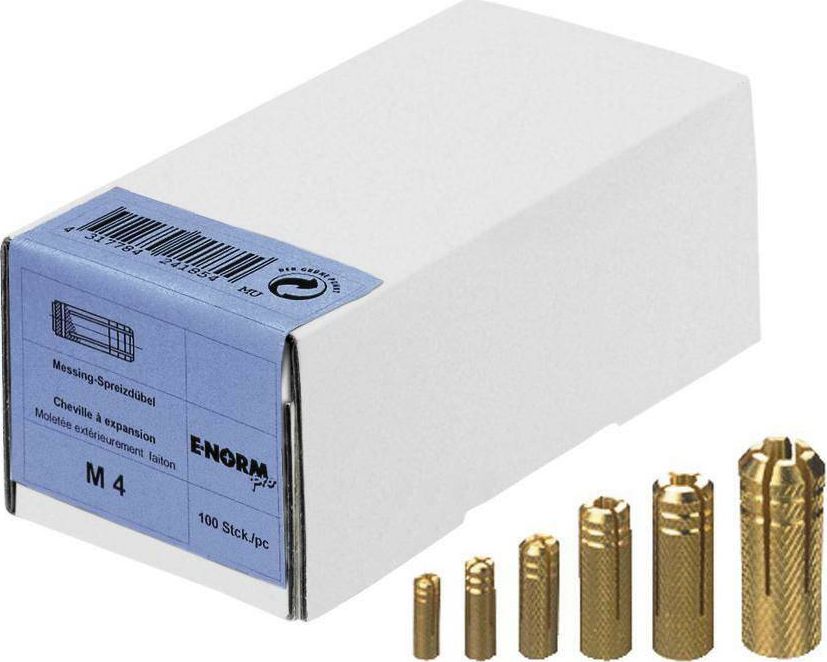 E-NORMpro Kolki rozpor. mosiezne M 4 E-NORMpro