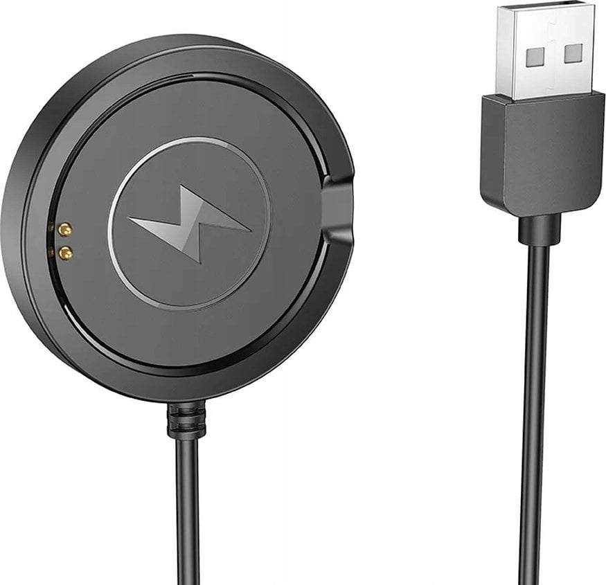 Hoco HOCO kabel do ładowania smartwatcha Y22 0,6 m czarny