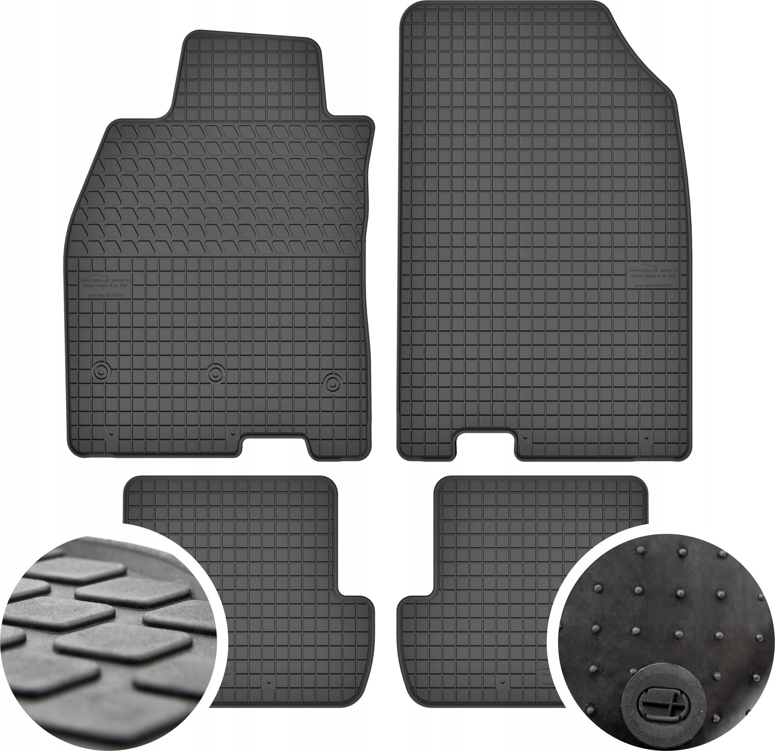 Cikcar Dywaniki gumowe do Renault Megane III (od 2008)