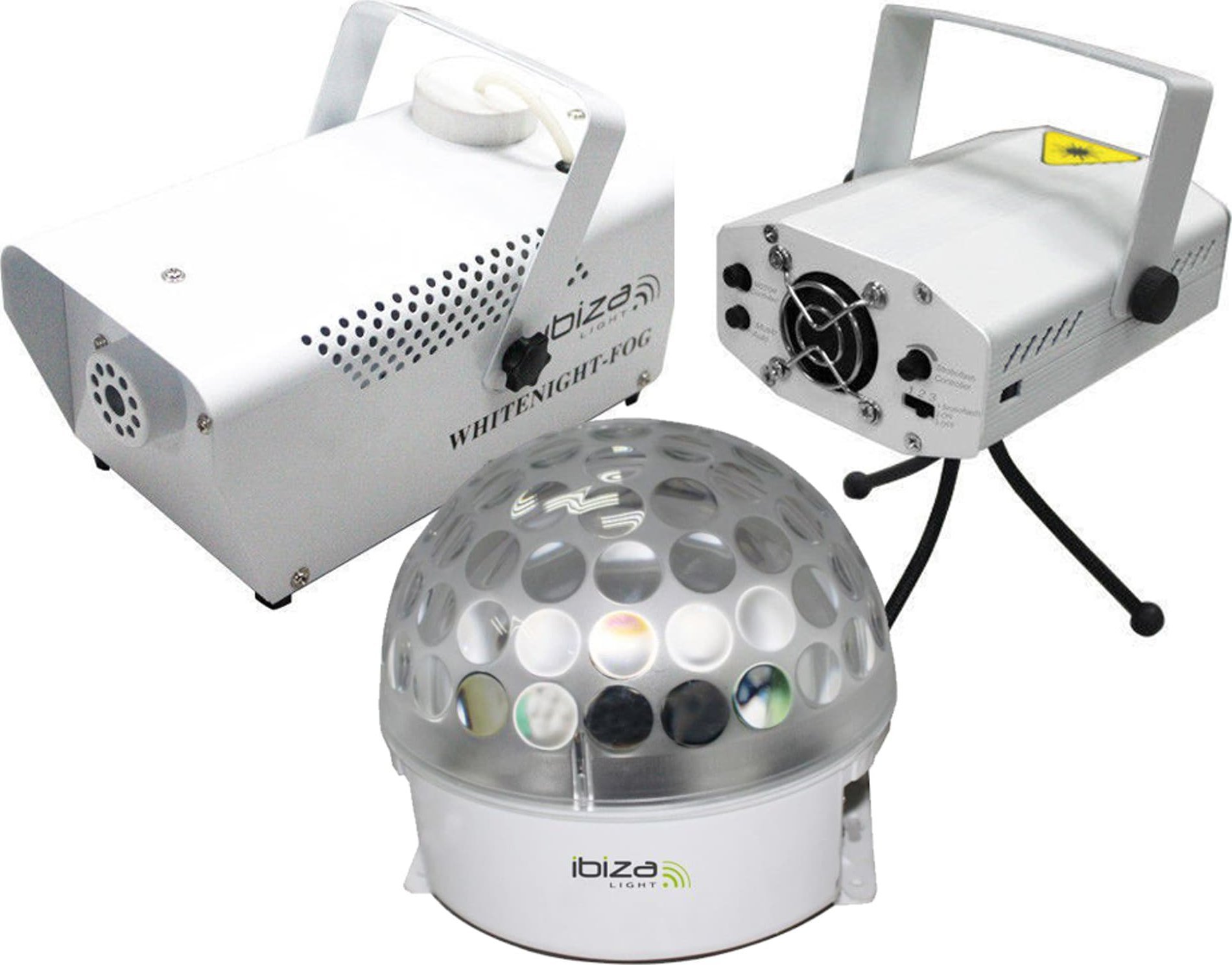 Ibiza Zestaw efektów świetlnych Ibiza White Night