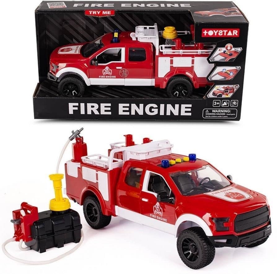 Samochód strażacki Pick-up z pojemnikiem i pompką