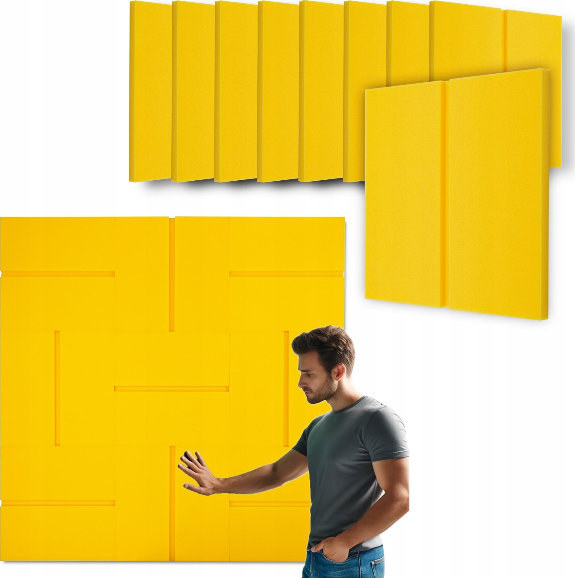 Miękkie piankowe panele akustyczne do pokoju dziecięcego wygłuszające nadmiar hałasu