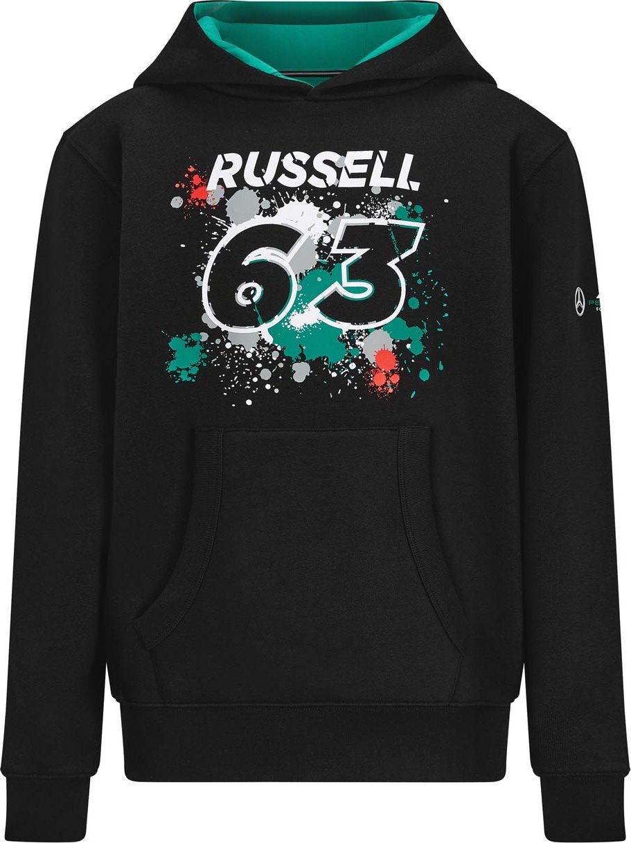 Mercedes AMG Petronas F1 Team Bluza męska z kapturem George 63 Mercedes AMG F1 2022 XXL