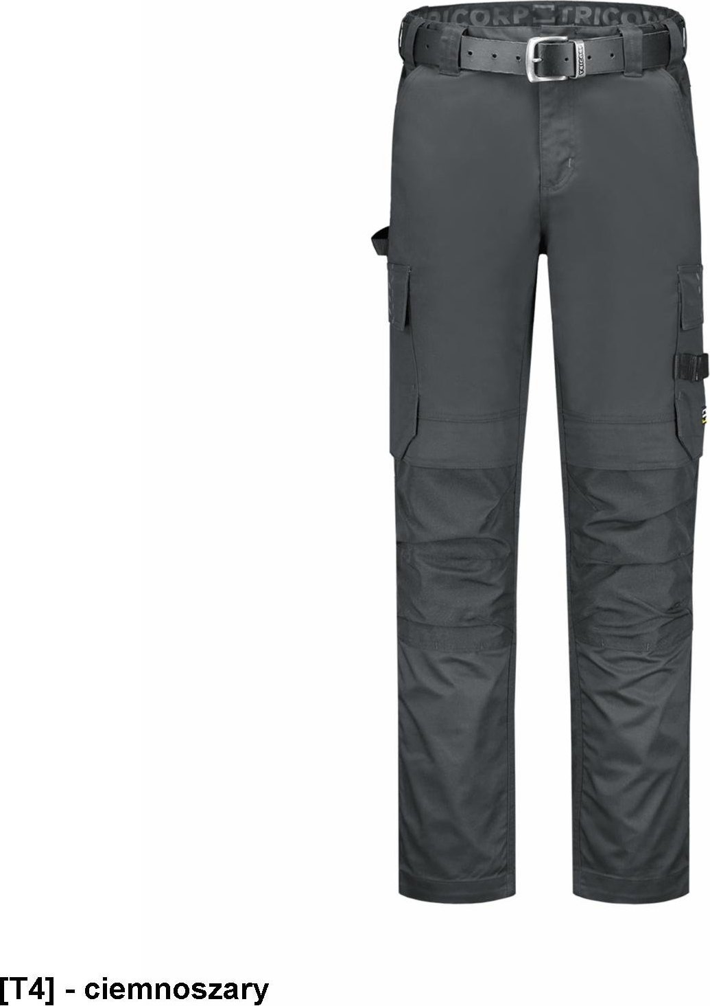 TRICORP Work Pants Twill Cordura T63 - ADLER - Spodnie robocze unisex, 280 g/m, 35% bawełna, 65% poliester, - ciemnoszary - rozmiar 44