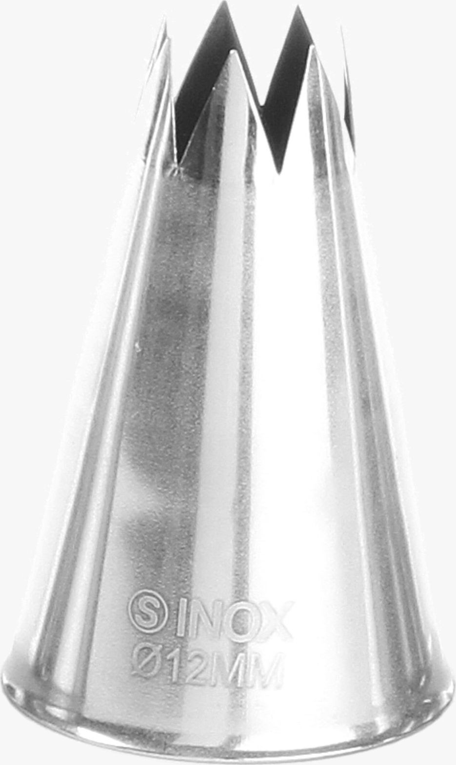 Hendi Końcówka tylka gwiazdka do rękawów worków cukierniczych stalowa śr. 12mm - HENDI 551424 Końcówka tylka gwiazdka do rękawów worków cukierniczych