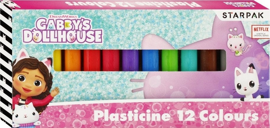 Starpak PLASTELINA 12KOL GABBY S DOLLHOUSE STK PUD 1/40