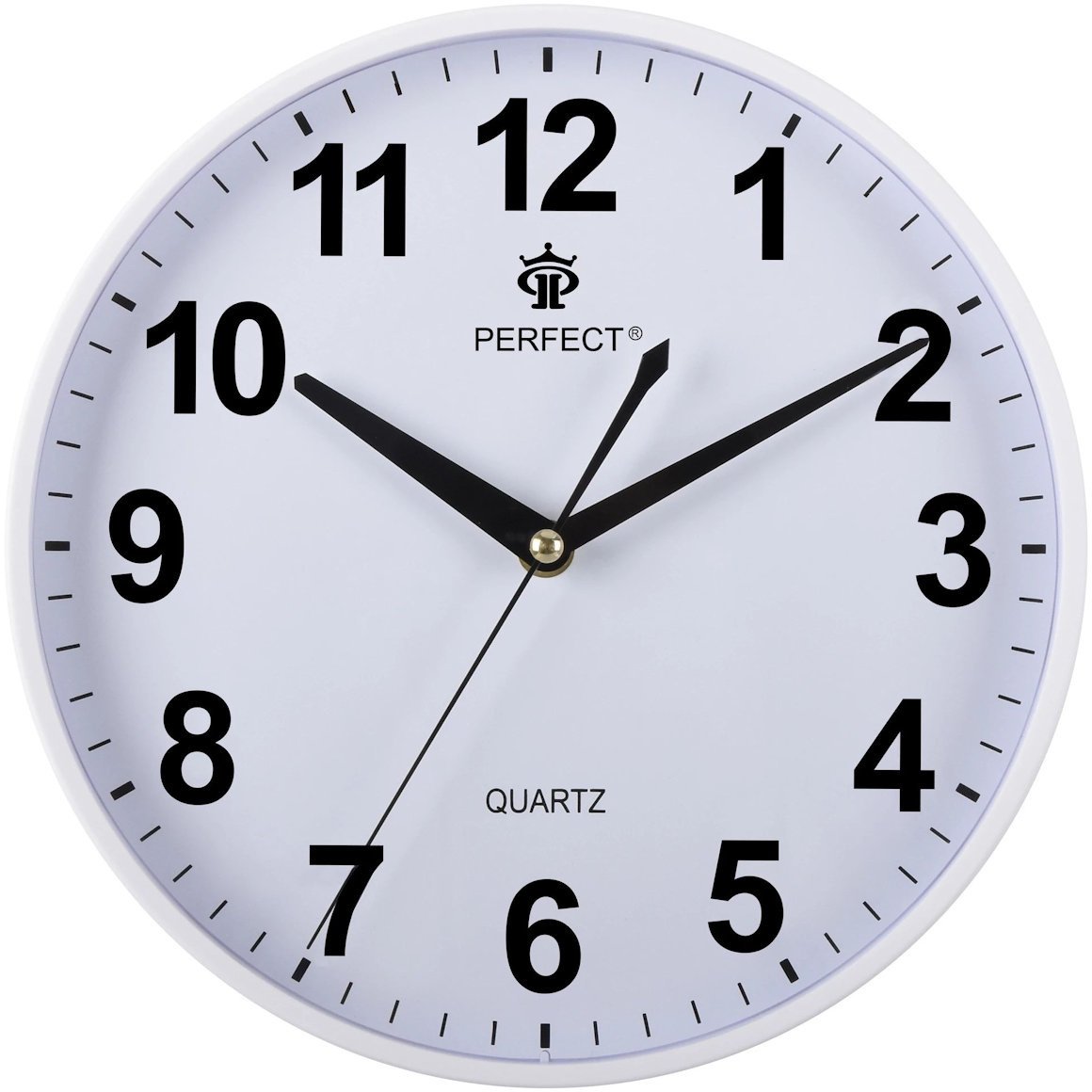 Perfect Zegar ścienny PW347-1700-1 biały 25,5 cm