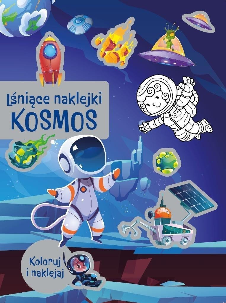 Lśniące naklejki. Kosmos
