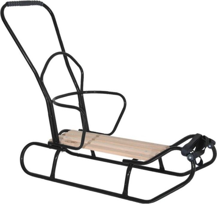 Sanki z pchaczem czarne