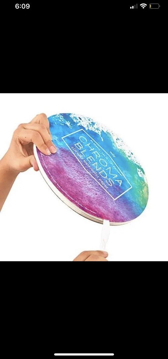 Blok do malowania akwarelami okrągły Chroma Blends